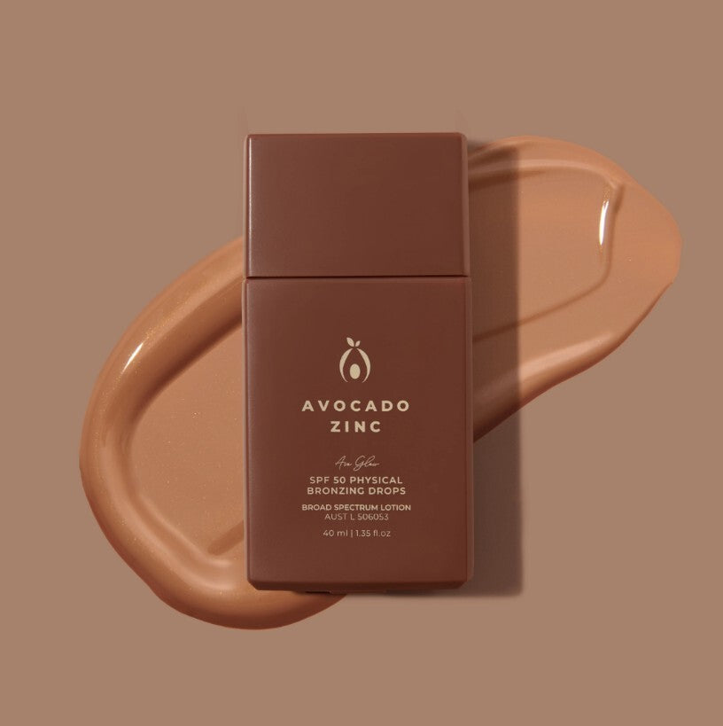 Avocado Zinc - SPF 50 - Physical Bronzing Drops - 40ml