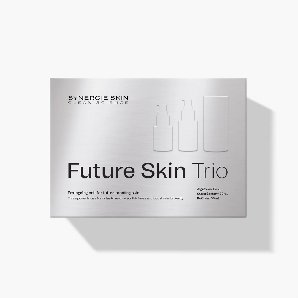 Synergie Skin Future Skin Trio — AlgiZome, SuperSerum+ and ReClaim pro-ageing skincare set