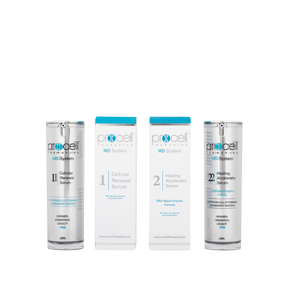 MD Cellular Renewal Serum 30ml - Step 1 + MD Healing Accelerator 30ml - Step 2