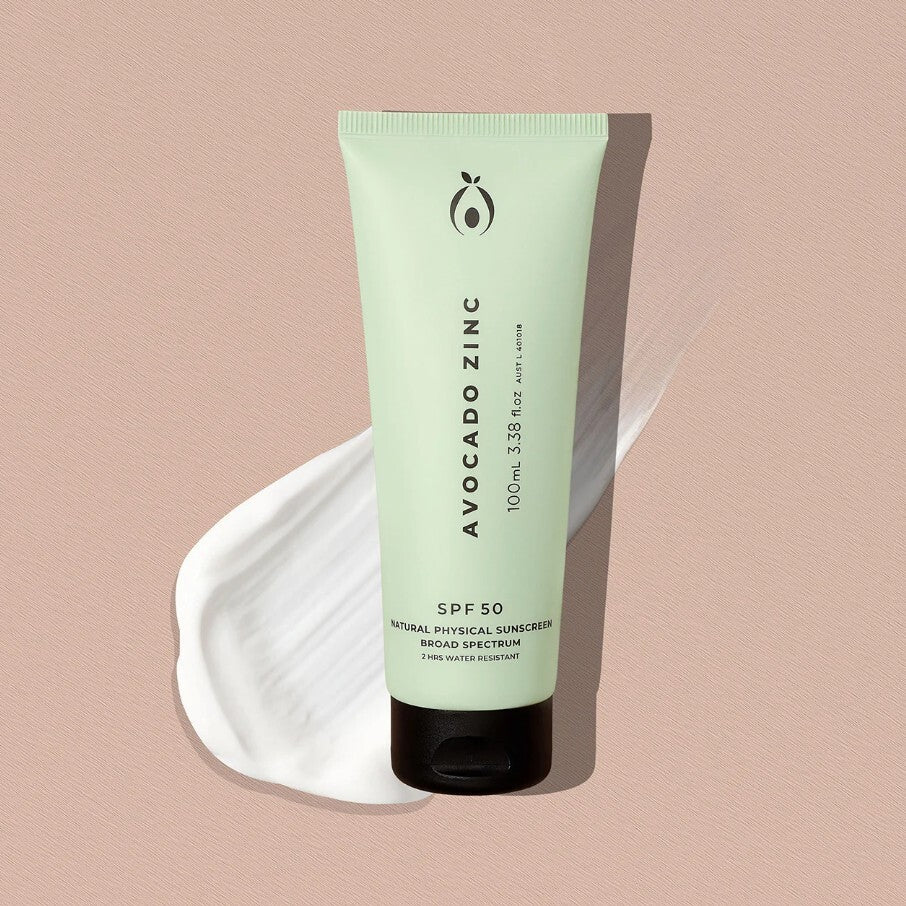 Avocado Zinc - SPF 50 - Natural Physical Sunscreen - 100ml