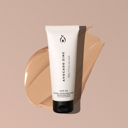 Avocado Zinc - SPF 50 - Natural Tinted Moisturiser - 50ml